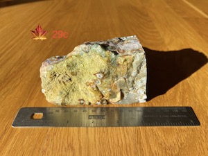 1 side polished slab, 11.6x12.5x1cm, 1.186kg
